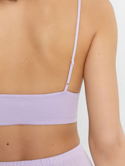 Комплект женский домашний лиловый: топ и шорты - Mark formelle фото 8