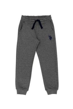 U. S. Polo Assn Меланжовые спортивные штаны для мальчика антрацитового цвета - U.s. polo assn фото 2