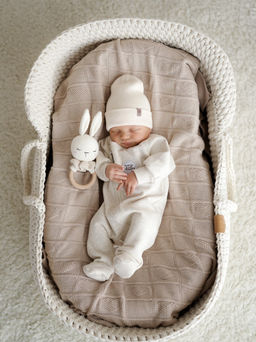 Комбинезон косуха с закрытой ножкой Ванильный пудинг утепленный 0+ - Bungly фото 2