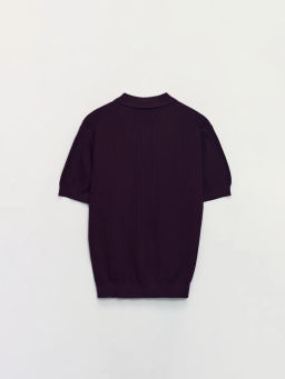 Джемпер поло из текстурного хлопка / Zarina