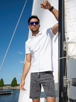 Джинсовые серые шорты для мужчин серый 2023-DSM203-1