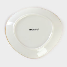 Блюдо фарфоровое для подачи Magistro «Церера», 18.2×16.3 см, цвет белый