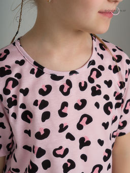 Костюм Актив нежный леопард-черный - Sovalina фото 32