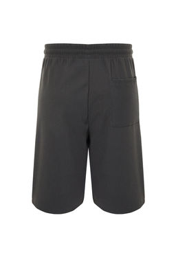 Fume Oversize/Genis Kesim Dokulu K?r?smaz Ottoman Sort TMNSS24SR00037