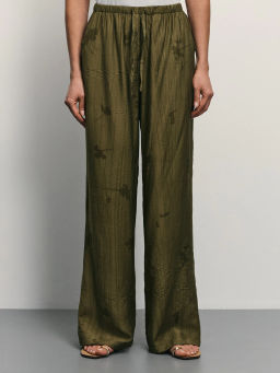 Брюки прямого кроя на завязках / Zarina  фото 2