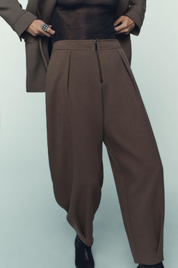 CARROT TROUSERS WITH ZIP - Zara фото 2