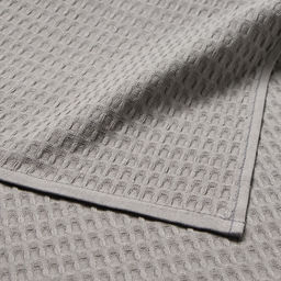 Набор кухонное полотенец Доляна тёмно-серый, 35х60см-3шт., 100% хл, вафля, 220 гр/м2  фото 5