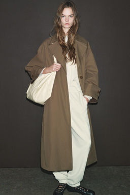 OVERSIZE LAYERED TRENCH COAT ZW COLLECTION - Zara фото 3