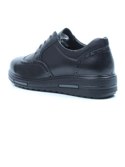 03-5063 BLACK Полуботинки женские (натуральная кожа)