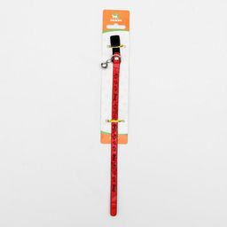 Ошейник со светоотражающим покрытием Косточки и лапки, с резинкой, бубенчиком 27 х 1 см, микс цвет - Пижон фото 6