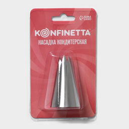 Насадка кондитерская KONFINETTA Открытая звезда, d=3 см, выход 1 см, нержавеющая сталь  фото 5
