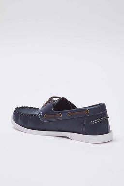 Trendyolmilla Shoes Lacivert Erkek Duz Loafer Ayakkab? TAKSS25LA00018  фото 4