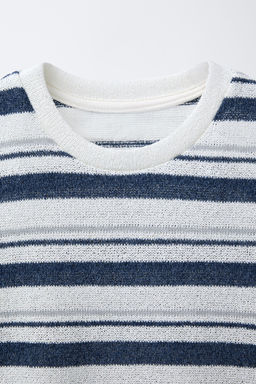 STRIPED KNIT T-SHIRT - Zara фото 3