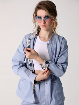 25214 Жакет голубой