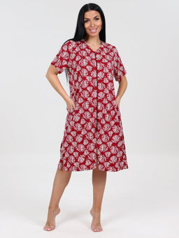 1501 ХАЛАТ ЖЕНСКИЙ (Красный) - А-дина фото 2