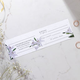 Цена за 10 шт. Приглашение на свадьбу Лилии , с тиснением - Долго и счастливо фото 2