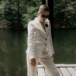 Брошь Черный цветок - Orgalica фото 3