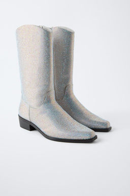 GLITTER COWBOY BOOTS - Zara фото 4
