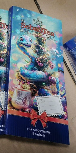 SebaSTea. Новый год. Открытка 9 пак