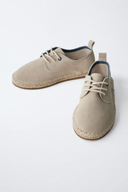 JUTE LEATHER DERBY SHOES - LIMITED EDITION - Zara фото 3