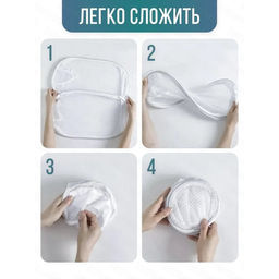 Корзина для белья складная Доляна, 343456 см, МИКС  фото 3