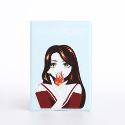 Цена за 10 шт. Обложка для паспорта, цвет голубой