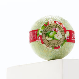 Бомбочка для ванны, 120 г, аромат яблока, Кладовая красоты