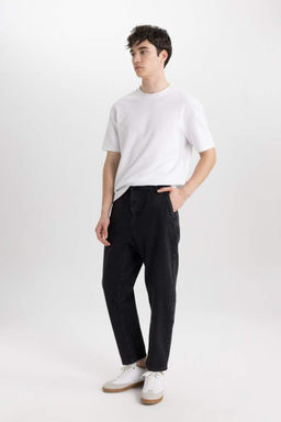 Свободные джинсовые брюки скинни с напуском - Defacto фото 2