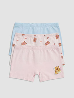 Bask?l? K?z ?ocuk Boxer 3l? - Waikiki фото 2