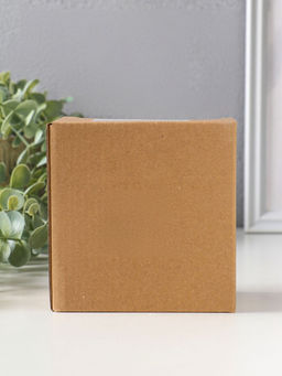 Подставка для благовоний "Маленький хотей на листе" стелющийся дым беж с патиной 10х7,5х9 см   10964