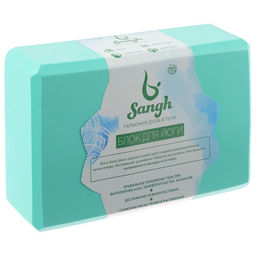 Блок для йоги Sangh, 23×15×8 см, цвет мятный