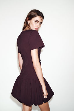 SHORT BALLOON DRESS - Zara фото 4