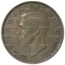 1/2 пенни 1938 года Австралия