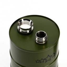 Фляжка Стратегический продовольственный, нержавеющая сталь, 700 мл, 25 oz