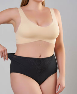 Трусы женские слипы Vanessa for me 6908 хлопок, эластан размеры XL, 2XL, 3XL  фото 5