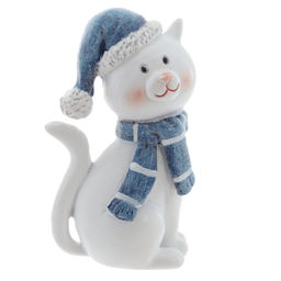 Фигурка декоративная "Кошка", L5 W4 H9 см, 2в.