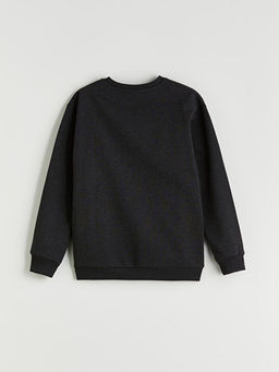 Bisiklet Yaka Erkek ?ocuk Sweatshirt