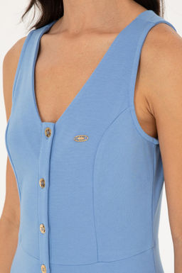 Женское темно-синее трикотажное платье Неожиданная скидка в корзине - U.s. polo assn фото 6