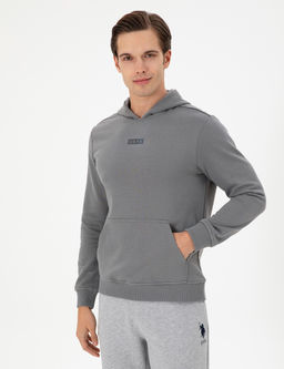 Мужской серый свитшот Неожиданная скидка в корзине - U.s. polo assn фото 3