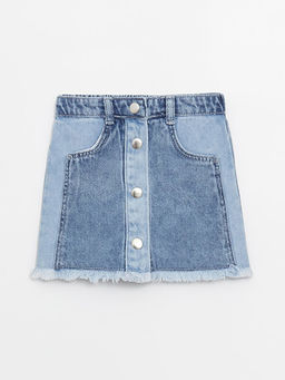 Beli Lastikli K?z Bebek Jean Etek