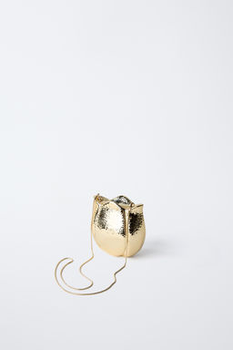 BOLSO TULIP?N / Oro - Zara фото 2