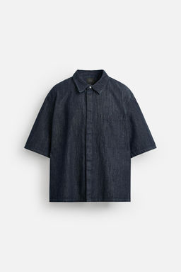 RELAXED FIT DENIM SHIRT - Zara фото 15