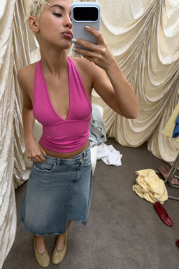 TOP HALTER / Frambuesa - Zara фото 7