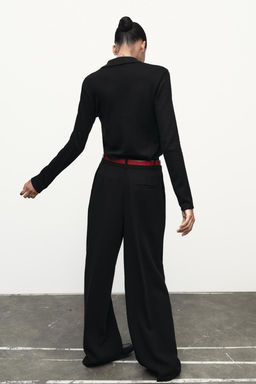 SOFT POLO COLLAR SWEATER - Zara фото 5