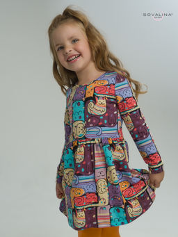 Платье Эля коты в горошек - Sovalina фото 24