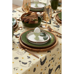 Скатерть пасхальная, Доляна Сhicken farm 220х144 см, 100% хлопок, 164 г/м2  фото 19