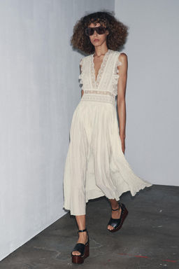 ZW COLLECTION STRAPPY LACE DRESS