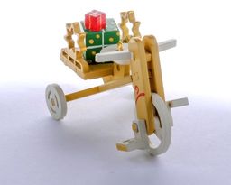 Елочная игрушка - Детский велосипед с багажником 290-3 Star - Idh фото 2