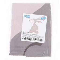 Воздушный шар фольгированный 15" «Заяц», на подставке, под воздух