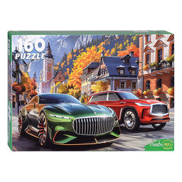 Пазлы 160 "Авто в красивом городе"